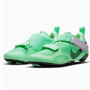 Nike SuperRep Cycle Indoor Cycling Shoes in Green Glow/Dark Smoke Grey